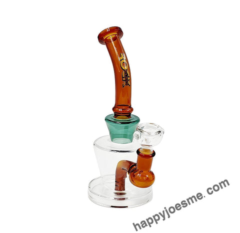 7” Rock Glass Bent Neck Waterpipe