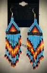 Vintage Seed Bead Handmade Earrings