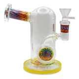 6″ Wig Wag Reverse Art Shower Perk Waterpipe