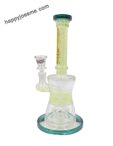 10” Rock Glass Single Perc Waterpipe