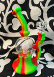 7” Silicone/Glass Waterpipe