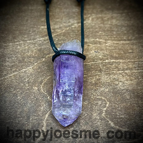Large Amethyst Adjustable Necklace