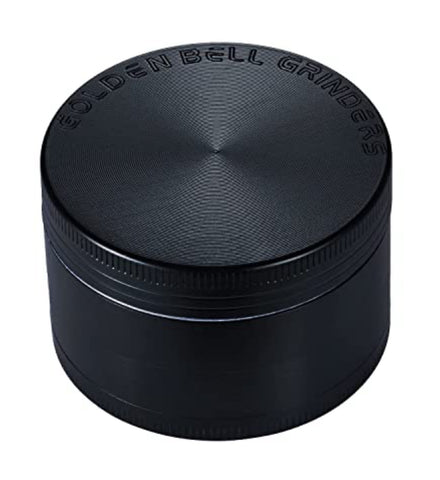 50MM Golden Bell 4 Piece Zinc Alloy Black 2 Inch Grinder