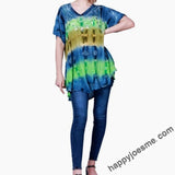 Women’s Tie Dye Embroidered Top