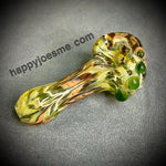 Thick Sparkly Multicolor Raked Handpipe