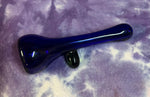 3" Dark Blue Standing W/Green Bump Chillum