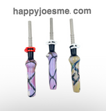 7” Multicolor Glass Nectar Collector