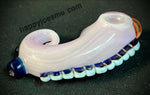 Purple Tentacle Handpipe W/Marble