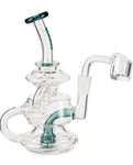 Ooze Undertow Mini Recycler Dab Rig – Ocean Green