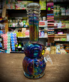 10” Iridescent Owl Waterpipe