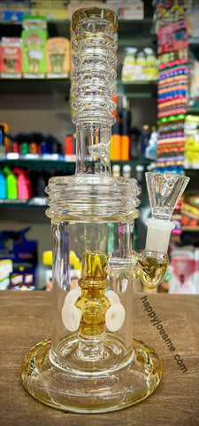 10” Single Perc Straight Neck Waterpipe