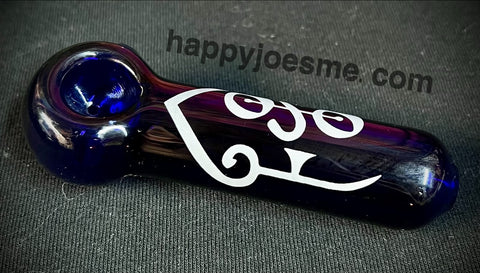 Zoso Clear Dark Blue Handpipe