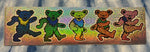 9x2 Grateful Dead Dancing Bears Glitter Sticker