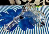 Clear Color Dotted Hammer Bubbler