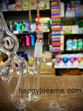 12" American Glass Recycler Waterpipe w/ Dome & Nail