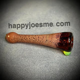 Slim Frit Chillum W/Slime Green Bumps