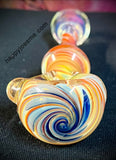 5” Multicolor Swirl Handpipe W/ Maria & Bumps