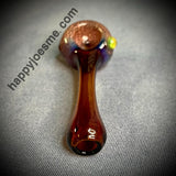Mini Brown Handpipe W/Frit Bowl