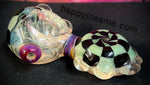 Fumed Checkered Standing Handpipe