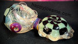 Fumed Checkered Standing Handpipe