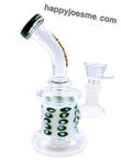 6” Bent Neck Single Perc Waterpipe