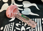 4” Rock Glass Swirl Solid Head Handpipe