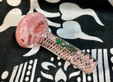 4” Rock Glass Swirl Solid Head Handpipe