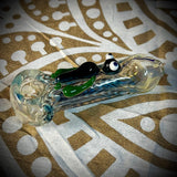 4” Fumed Spin&Rake W/Critter Handpipe