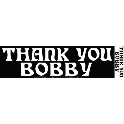 Thank You Bobby Sticker