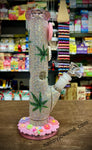 9.5” Sparkly Sanrio Hello Kitty Waterpipe-Pink Bejeweled