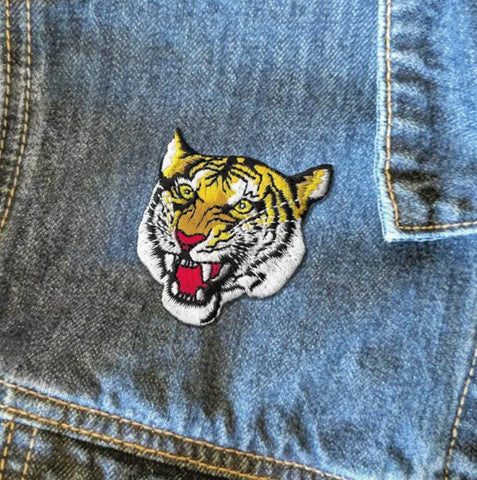 Tiger King Iron on Patch