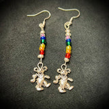 925 Silver Rainbow Earrings