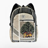 Large Hemp Backpack - Assorted Design