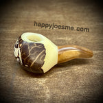 Wood Pipe Hand Carved Horn Tagua (hammerhead shark)