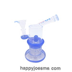 10” Rock Glass Angled Neck Single Perc Waterpipe