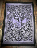 45X27 Purple/Black Assorted Tapestry