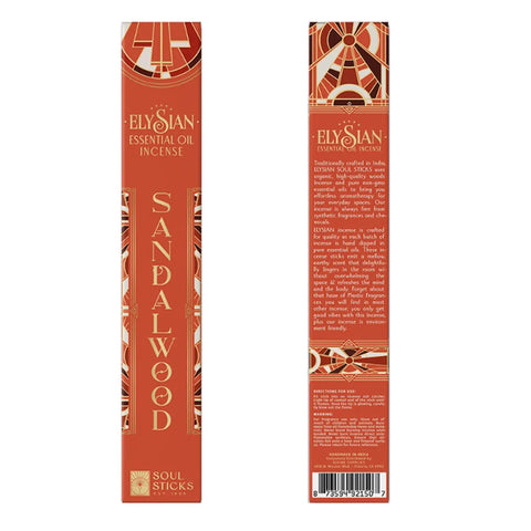 Elysian - Sandalwood Essential Oil Incense Sticks