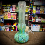 8” Bell W/Straight Neck Soft Glass Waterpipe