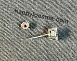 Vintage Sterling Silver Cubic Zirconia Journey Necklace past present future 925