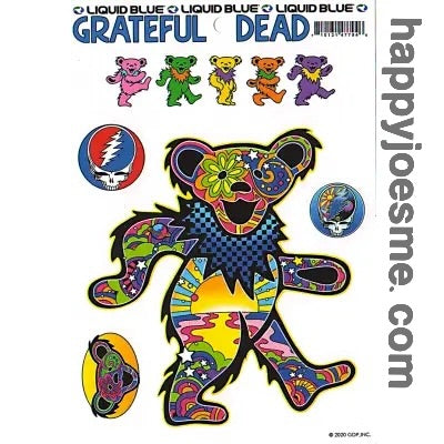 Grateful Dead Mod Dancing Bear Sticker