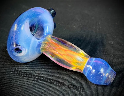 3.75" Purple Slime Handpipe w/ Wig Wag Front