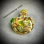 Thick Sparkly Multicolor Raked Handpipe