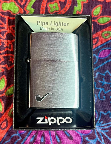 Zippo Brush Fin Pipe Lighter