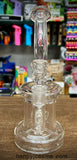 8" Our Glass Slight Bent Neck Waterpipe