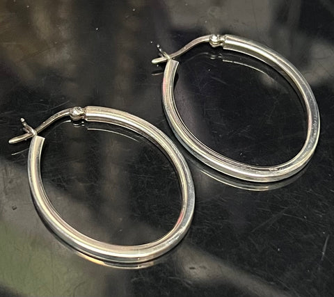 Hoops 925 Sterling Silver Earrings