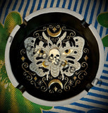 Skull in Butterfly Ashtray