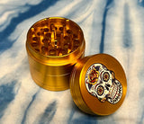 40MM 4 Piece Aluminum Alloy Grinder Gold