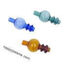 Rock Glass - Glass Carb Cap - Assorted Colors