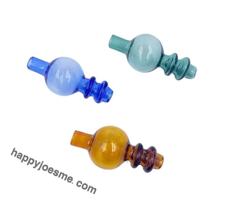 Rock Glass - Glass Carb Cap - Assorted Colors