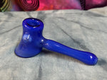 Solid Blue Dry Hammer Bubbler